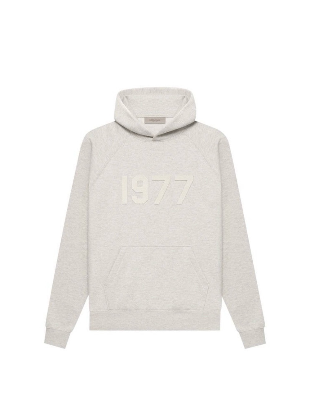 1977 Embossed Hoodie - Light oatmeal